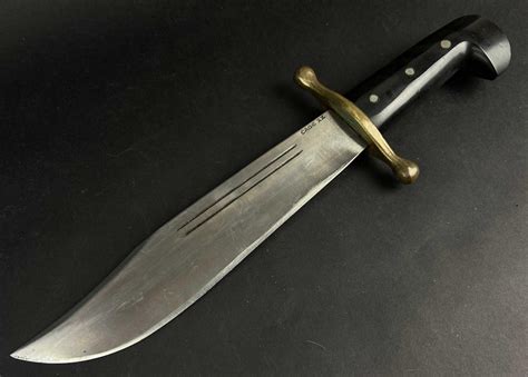 He then has the metallurgy examined and receives a lab report, which he claims, dates the knife to the 1830s. . Original bowie knife for sale uk